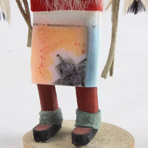 Native American Kachina Doll Dancing Eagle 4.5" Hand-Painted Collectible