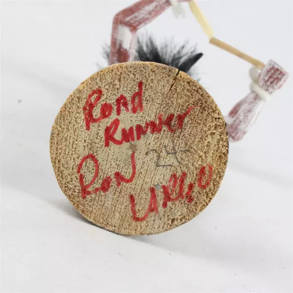 Vtg Navajo Road Runner Kachina Doll Native American 6.75" Folk Art