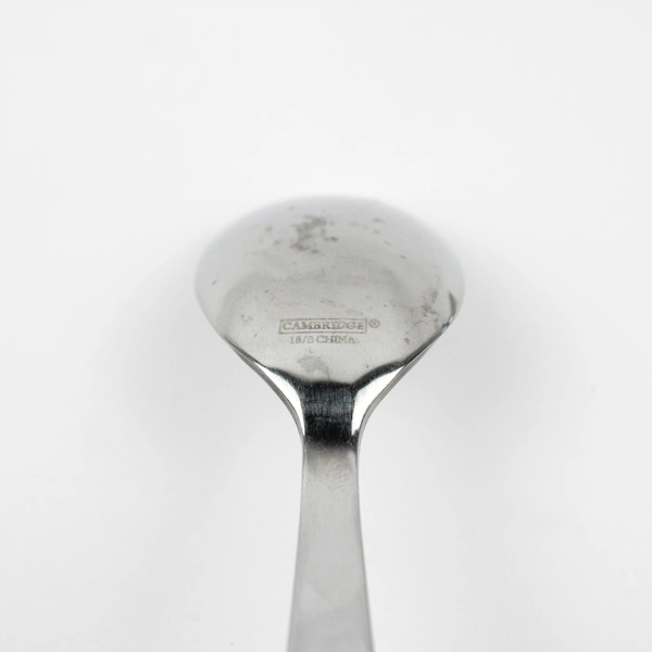 Lot of 5 Cambridge Silver CBS46 Pattern Oval Soup Spoons Stainless 7.75 Inches