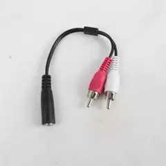 RCA Y Splitter Audio Jack Cable Adapter 1 Female to 2 Male