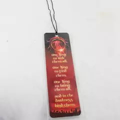Vintage 2001 Lord of the Rings Plastic Bookmark 8.75in Collectible