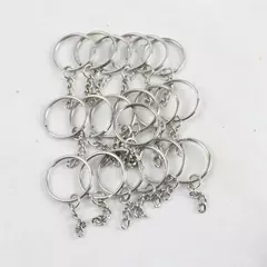 19 pc 3/4" Split Key Rings Bulk for Keychains Crafts Jewelry Making