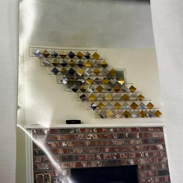 MCM 1970s 2 Piece Curtis Jere Kinetic Abstract Wall Sculpture Brass Chrome 