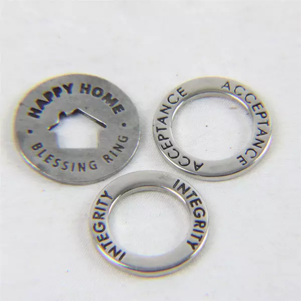 Set of 3 Positive Affirmation Tokens Daily Reminder Inspirational Pocket Size