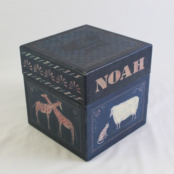 Bob's Boxes Primitive Noah's Peaceable Kingdom Decorative Nesting Gift Box #5