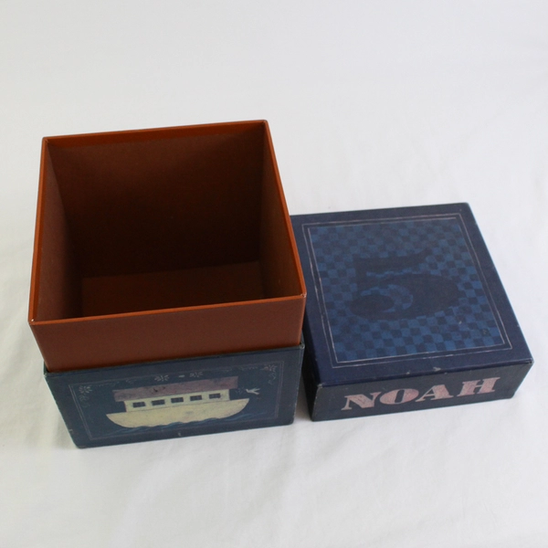 Bob's Boxes Primitive Noah's Peaceable Kingdom Decorative Nesting Gift Box #5