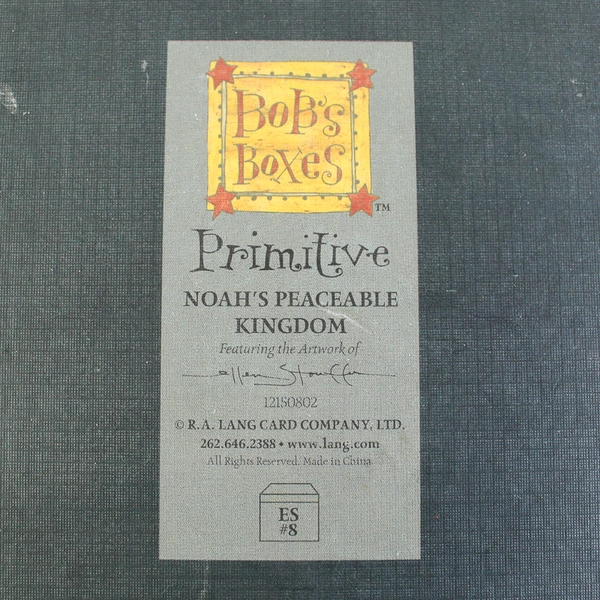 Bob's Boxes Primitive Noah's Peaceable Kingdom Decorative Nesting Gift Box #5