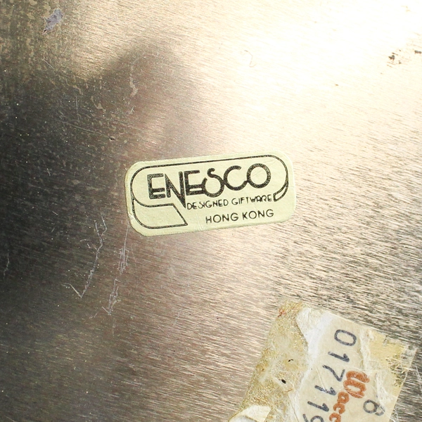 Vintage Set of 6 Enesco Wild Game Coasters with Tin Elk Moose Ram