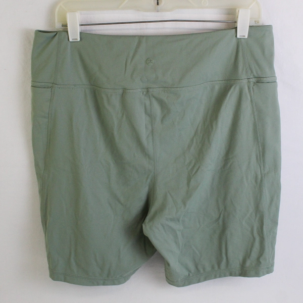 Danskin Sage Green Bike Shorts Women's Size XXL