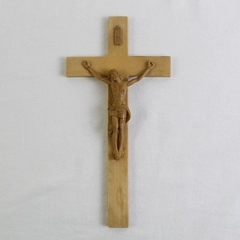 Vintage Crucifix Plaque IRNI Jesus on the Cross Wall Hanging