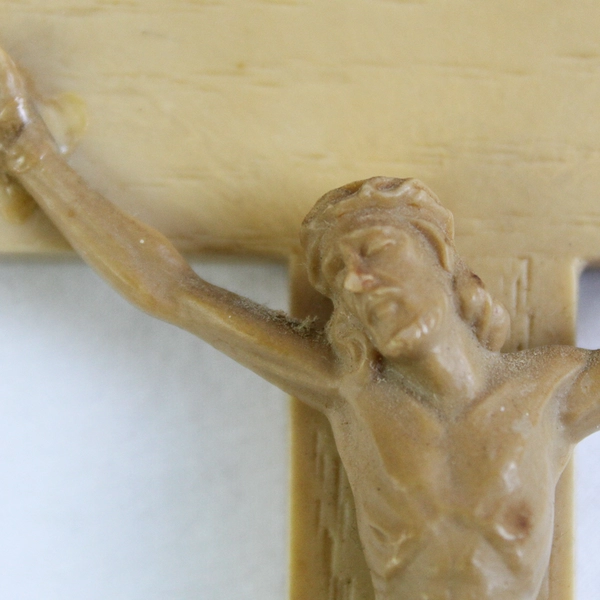 Vintage Crucifix Plaque IRNI Jesus on the Cross Wall Hanging