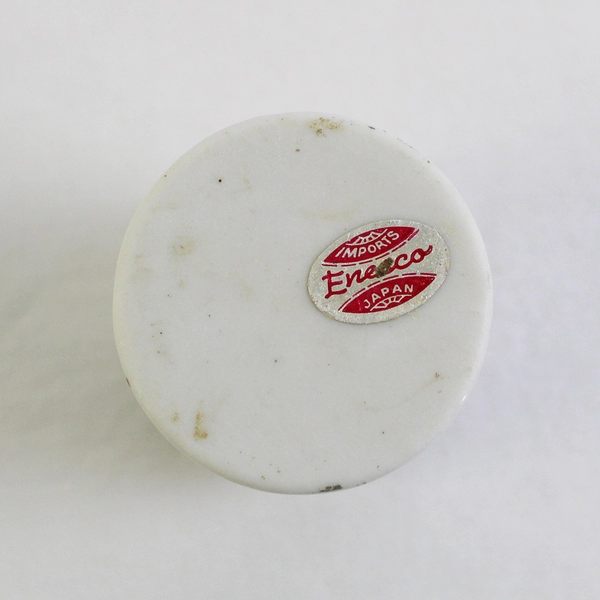 Vintage Enesco Ceramic June Rose Loving Milk Can Toothpick Holders