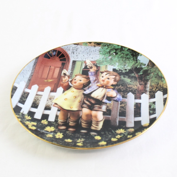 Vintage Hummel Plate 8" Danbury Mint “Come Back Soon” Little Companions 1991