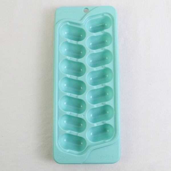 Lot of 2 Good Cook Aqua Ice Cube Trays Easy Release Reusable