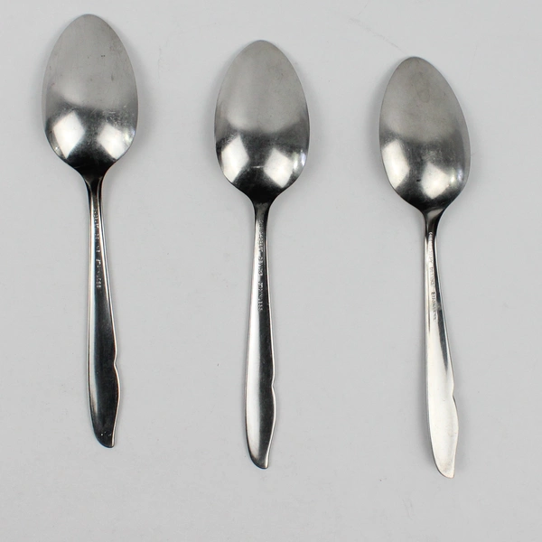 Lot of 3 Oneida Silver Oneida Craft Profile Stainless Pattern Oval Soup Spoons