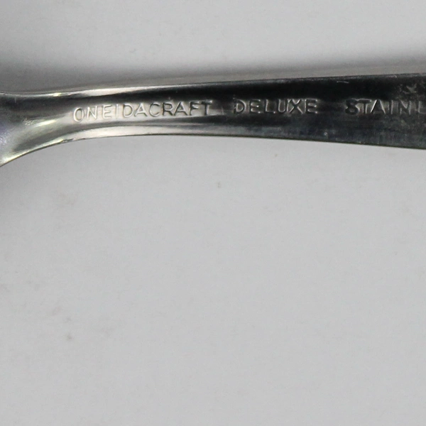 Lot of 3 Oneida Silver Oneida Craft Profile Stainless Pattern Oval Soup Spoons