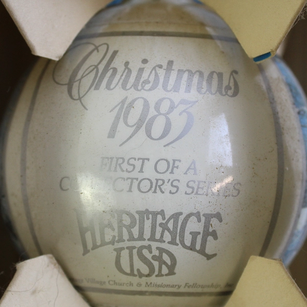 Vintage 1983 Heritage USA First in the Collector's Series Ornament