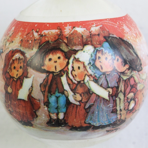 Hallmark 1976 Commemorative Satin Christmas Ornament by Mary Hamilton