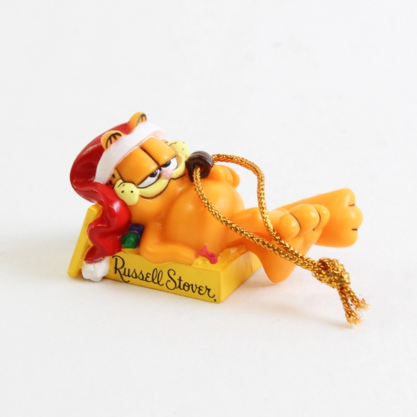 Lot of 3 Vintage Garfield Christmas Ornaments 1978 1981