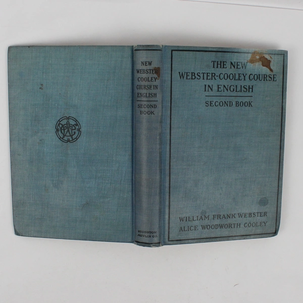 Antique The New Webster-Cooley Course in English 2nd BK Webster & Cooley 1909 HC