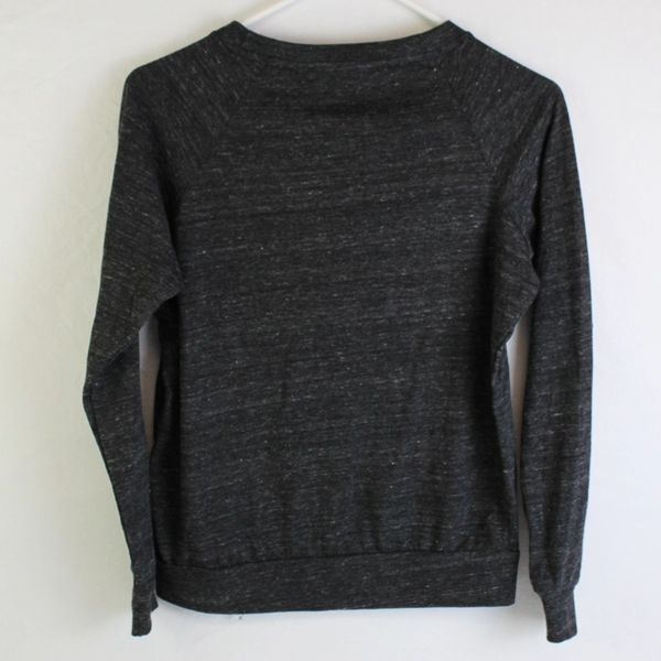 Alternative "Balboa Winery" Printed Gray Long Sleeve Sweater Women's Size XS