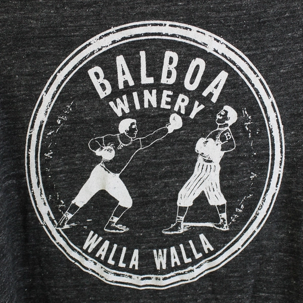 Alternative "Balboa Winery" Printed Gray Long Sleeve Sweater Women's Size XS