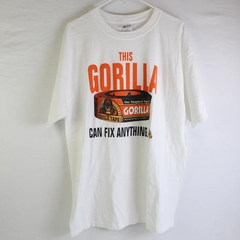 Gildan Short Sleeve T-Shirt 'The Gorilla Tape Can Fix Anything' Print Mens Sz XL