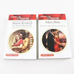 2 Harlequin Romance Novels Boss's Nine Month Negotiation & Sheikh's Bought Wife
