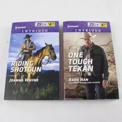 Lot of 2 Harlequin Riding Shotgun & One Tough Texan Books
