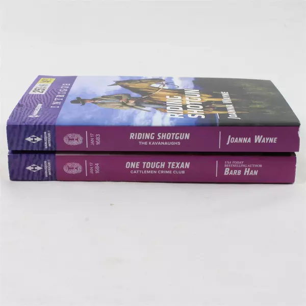 Lot of 2 Harlequin Riding Shotgun & One Tough Texan Books