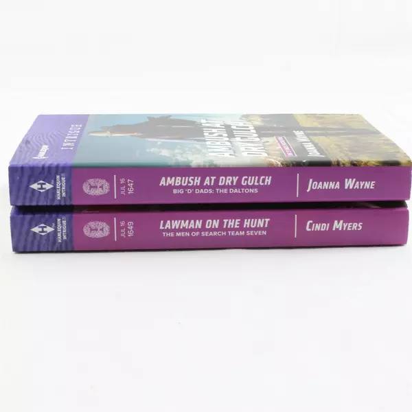 Lot of 2 Harlequin Romance Novels Ambush at Dry Gulch & Lawman on the Hunt