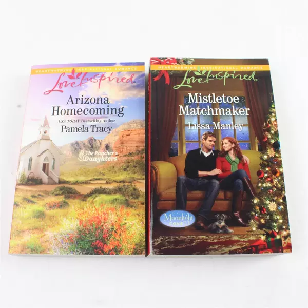 Lot of 2 Harlequin Romance Books Arizona Homecoming & Mistletoe Matchmaker