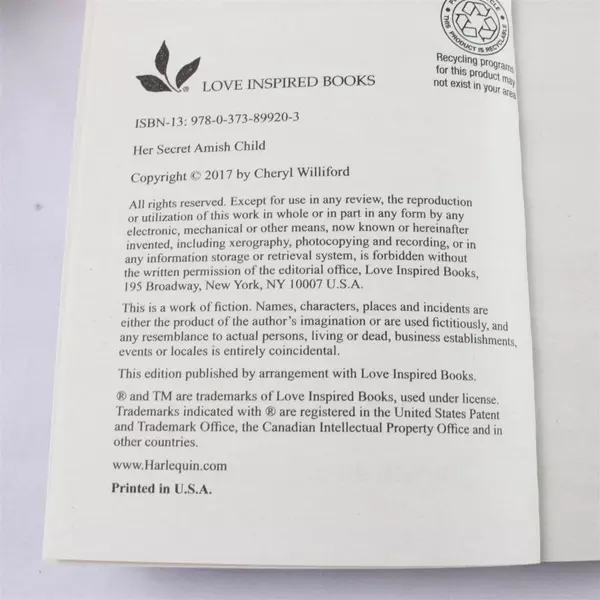 Lot of 2 Harlequin Romance Novels Her Lakeside Family & Her Secret Amish Child