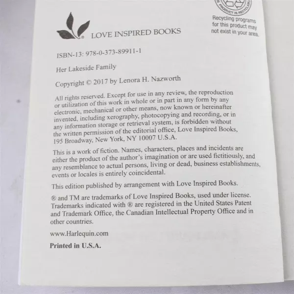 Lot of 2 Harlequin Romance Novels Her Lakeside Family & Her Secret Amish Child