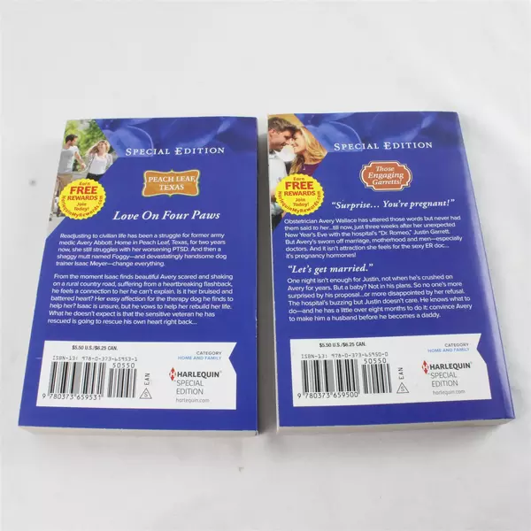 2 Harlequin Romance Novels Two Doctors & A Baby & An Officer and Her Gentleman