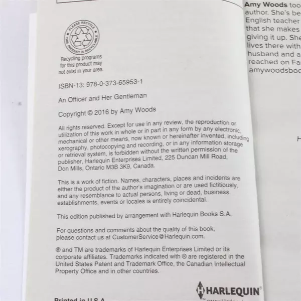 2 Harlequin Romance Novels Two Doctors & A Baby & An Officer and Her Gentleman