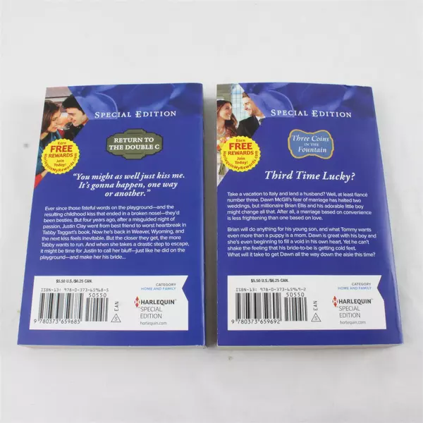 Lot of 2 Harlequin Romance Novels The BFF Bride & Third Time's the Bride