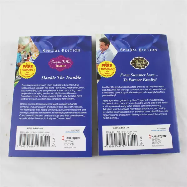 Lot of 2 Harlequin Romance Novels The Matchmaking Twins & His Surprise Son