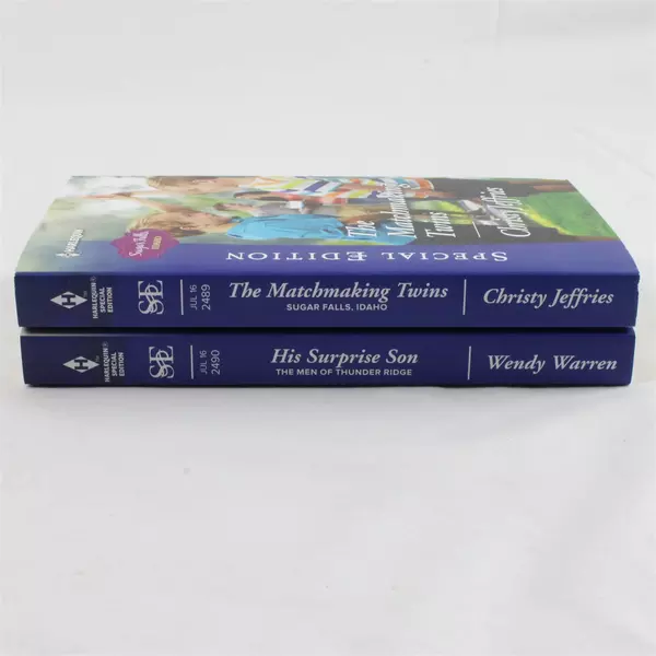 Lot of 2 Harlequin Romance Novels The Matchmaking Twins & His Surprise Son