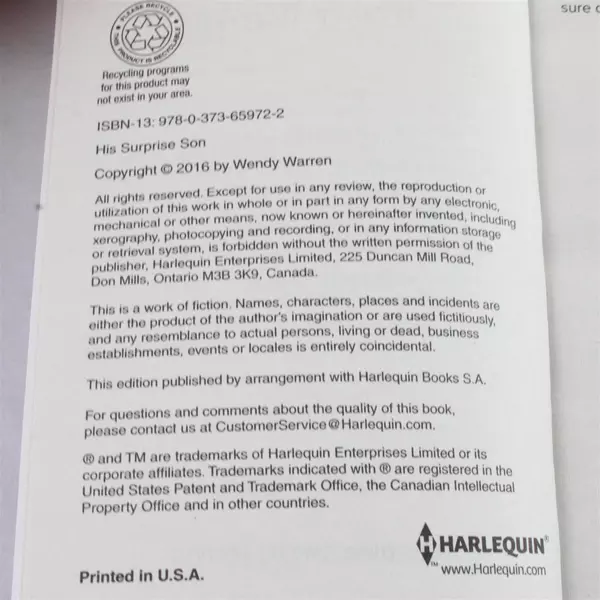 Lot of 2 Harlequin Romance Novels The Matchmaking Twins & His Surprise Son