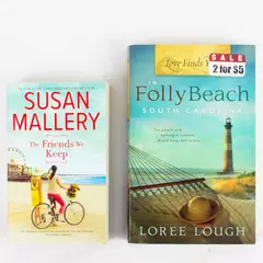 Lot of 2 Books The Friends We Keep & In Folly Beach PB