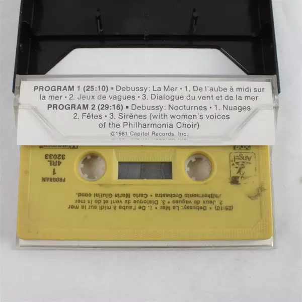 Angel Red Line Debussy La Mer Nocturnes Carlo Maria Giulini Cassette 1981