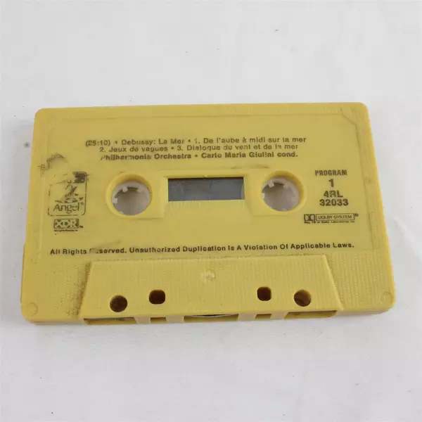 Angel Red Line Debussy La Mer Nocturnes Carlo Maria Giulini Cassette 1981