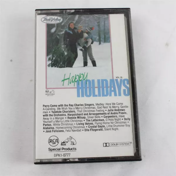 True Value Happy Holidays Volume 22 Cassette Ronnie Milsap Alabama Dolly Parton