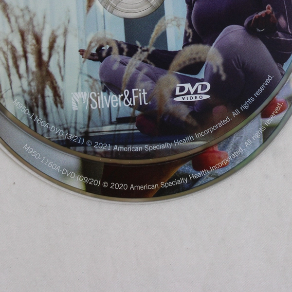 Lot of 3 DVD's Healthy Aging Classes Lot of 3 Silver & Fit Vols. 1, 3 & 4