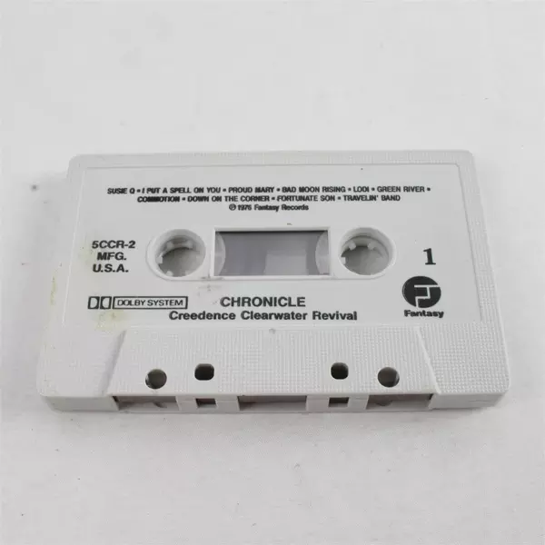 Creedence Clearwater Revival Chronicle Cassette with Susie Q, Proud Mary 1976