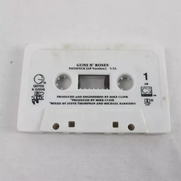 GUNS N' ROSES Patience Rocket Queen Cassette Single Tape Vintage No Case