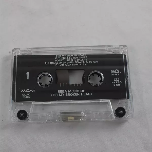For My Broken Heart by Reba McEntire (Cassette, 1991, MCA)