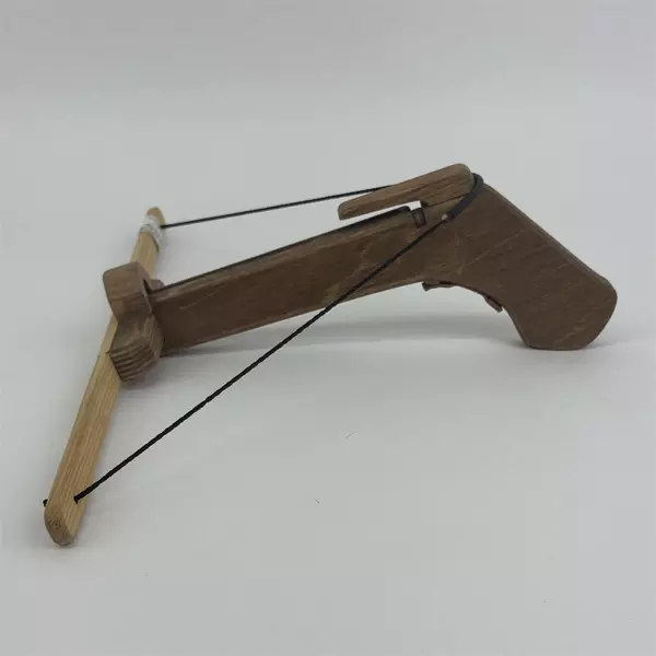 Handmade Wooden Toy Crossbow No Arrows