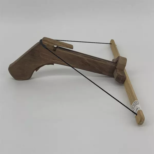 Handmade Wooden Toy Crossbow No Arrows